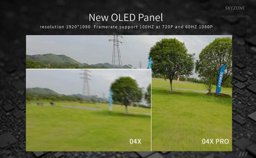 Порівняння Sky04X Sky04X Pro під час польоту
